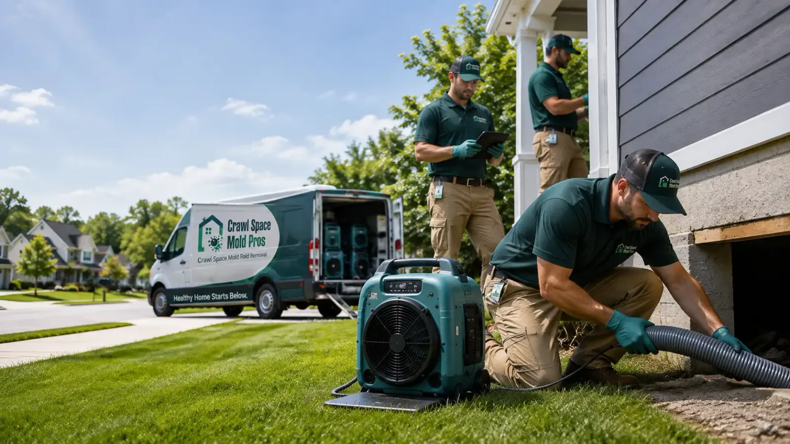 Crawl Space Mold Removal in Shreve, OH